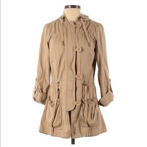 Tan Hooded Parka